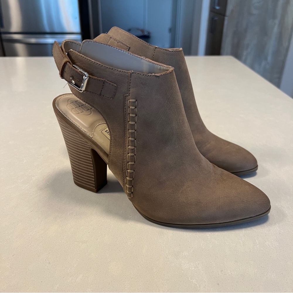 Brown Heeled Booties